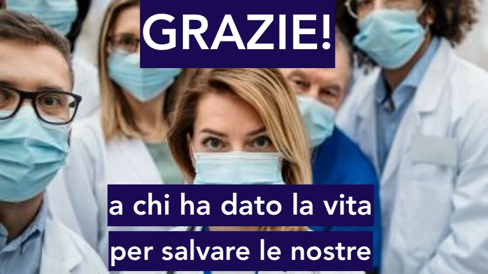 Grazie! A chi ha dato la vita per salvare le nostre