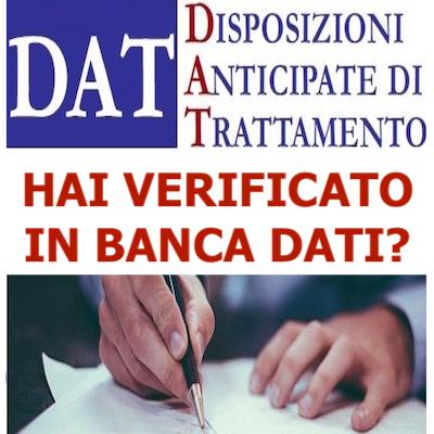 Registra Verifica e Aggiorna in Banca Dati le tue DAT